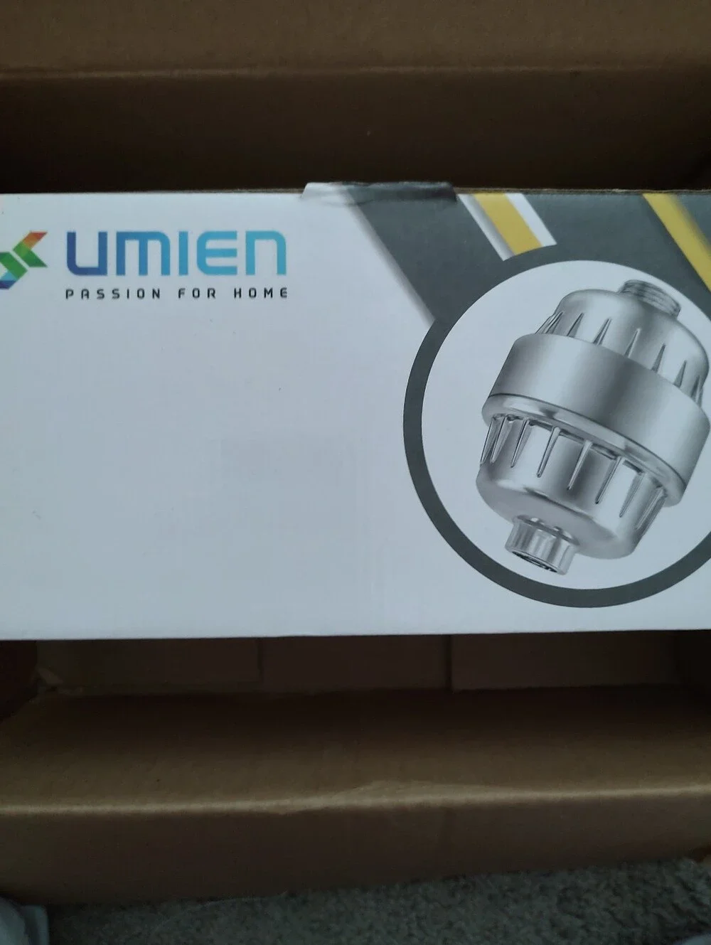 Umien Shower Filter - Silver/White Brand New